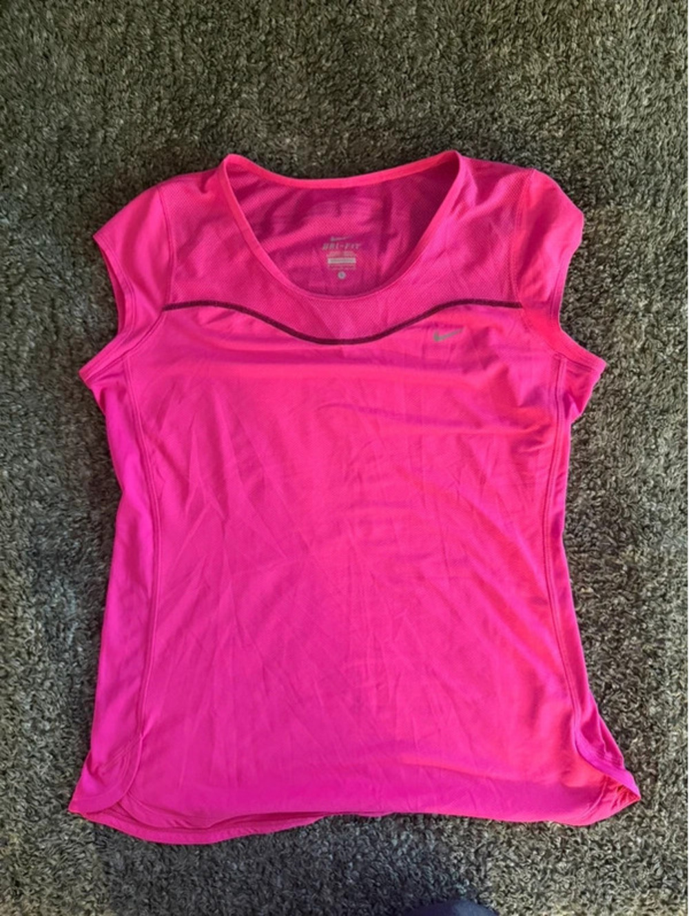 Nike Dri-FIT Women's Pink Athletic T-Shirt Size Large